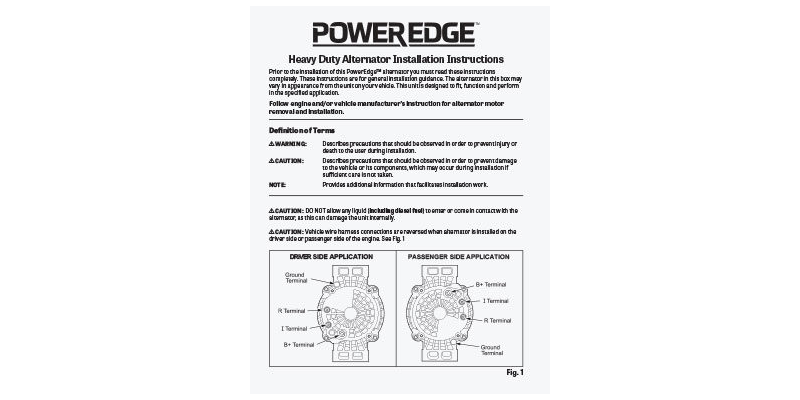 J180 Mount 160 Amp Installation Instructions