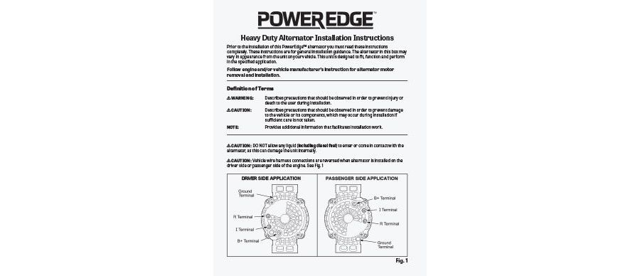 J180 Mount 160 Amp Installation Instructions